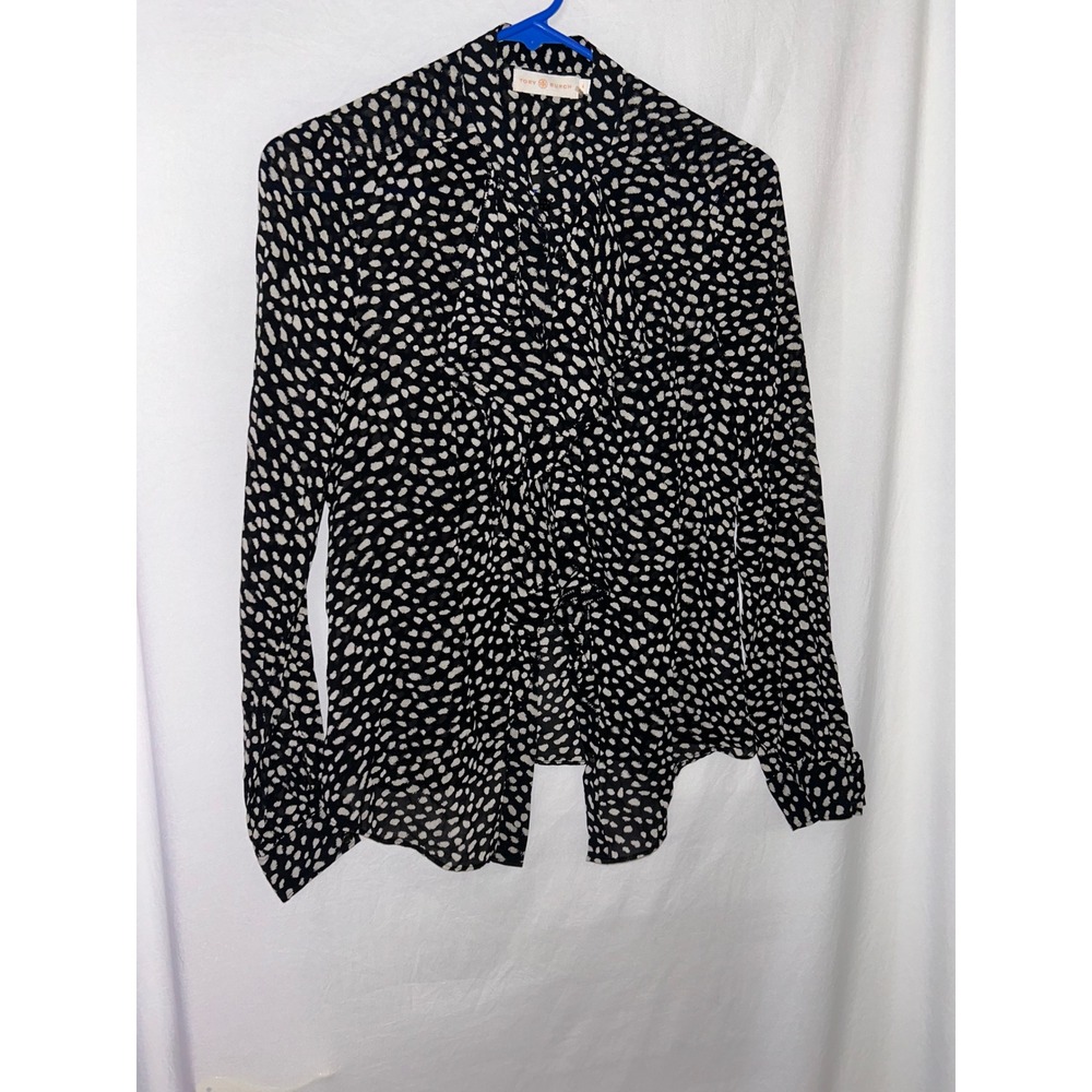Tory Burch Black and White Blouse